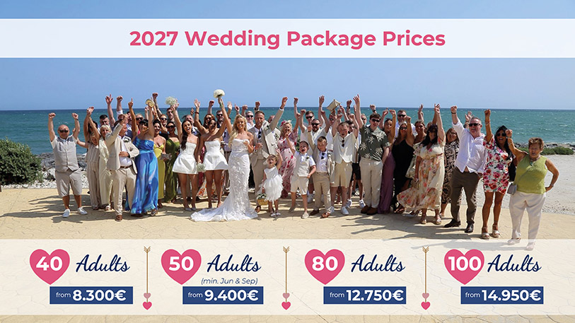 2027 Wedding Package Prices